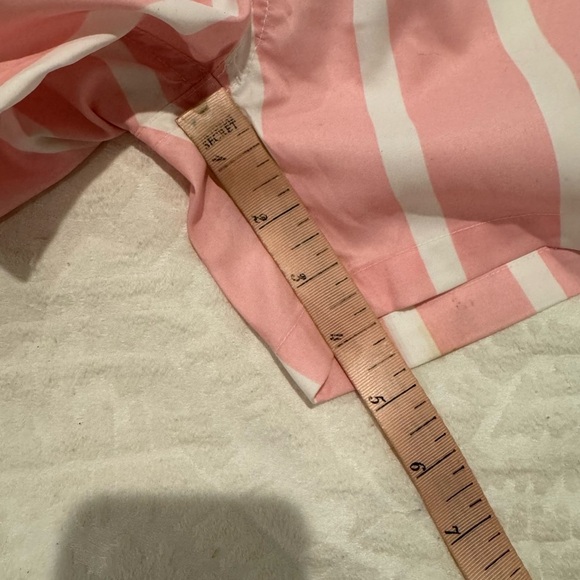 Strong boalt Pink and White Striped lined swim shorts - Picture 4 of 6